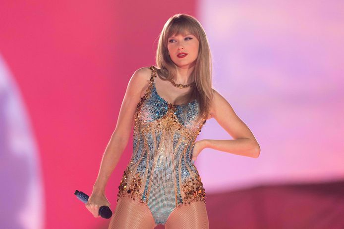 Taylor Swift tijdens haar ‘The Eras Tour’.