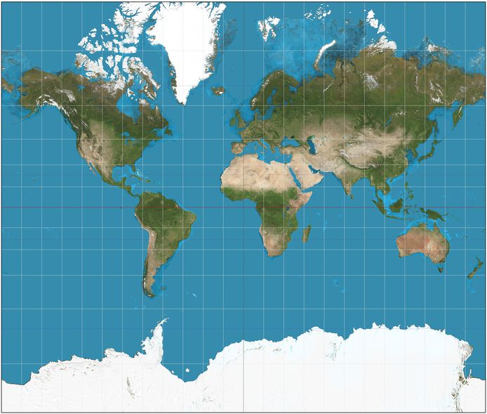 Zo fout is een traditionele wereldkaart | Wetenschap & Planeet | hln.be