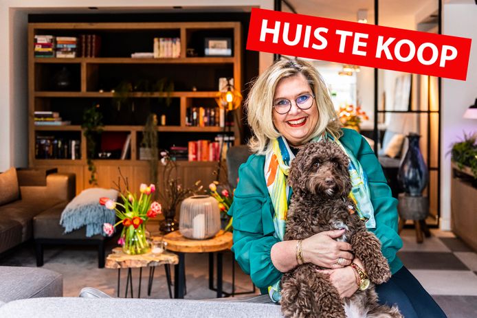 Bianca Mookhoek heeft haar woning aan de Wegastraat in Alphen te koop gezet.