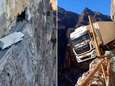 Un camion suspendu au-dessus du vide après une erreur GPS