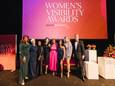 De winnaars van de Women's Visibility Awards in Amsterdam.