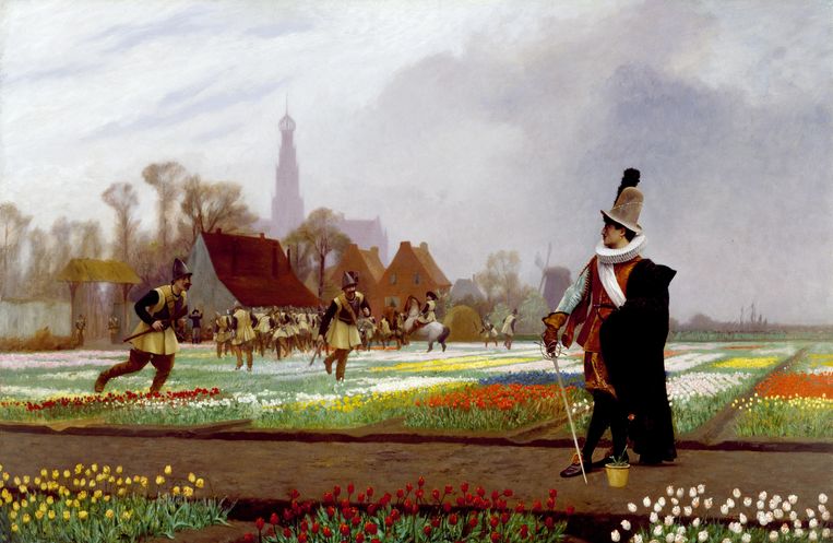 The Tulip Folly (1882), Jean-Léon Gérôme (1824-1904). Beeld Walters Art Museum