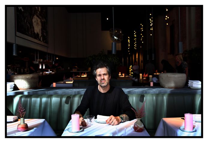 Sergio Herman in zijn restaurant Le Pristine.