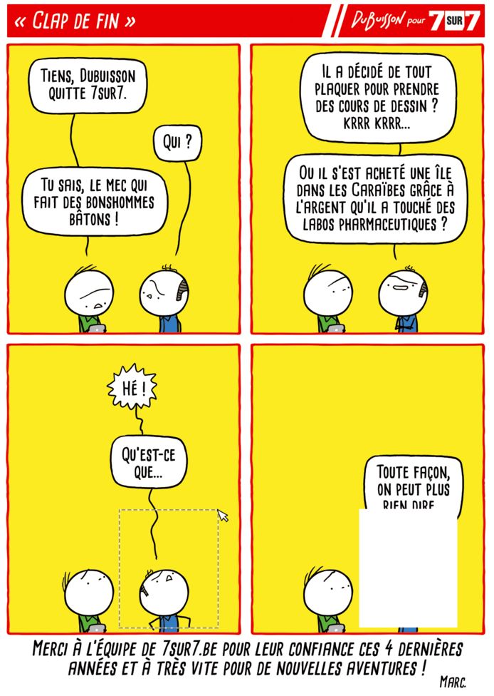 "Clap de fin", vendredi 14 janvier 2022