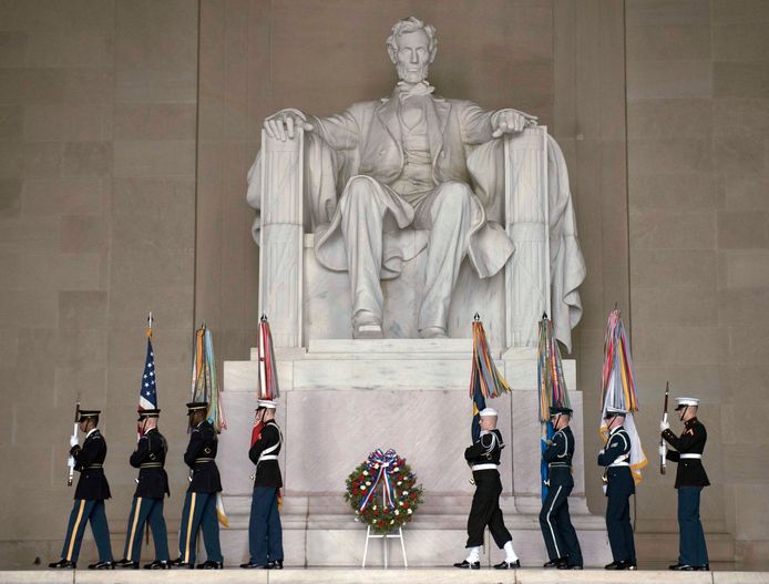 Het Lincoln Memorial in Washington DC.