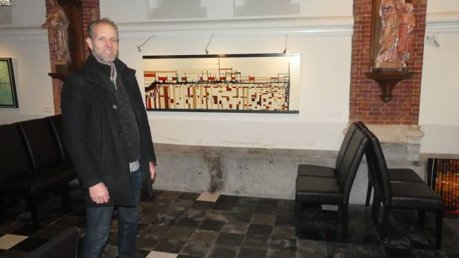 Kunstexpo Jesse Van Gompel in kerk Bachte-Maria-Leerne verlengd