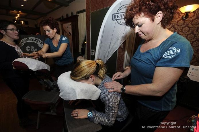 De dames kwamen volop aan hun trekken in Lattrop.