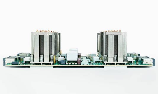 Enkele van de Cloud TPU-chips