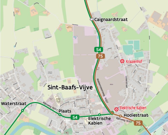 De Lijn schrapt enkele haltes, en past reiswegen aan in Wielsbeke ...
