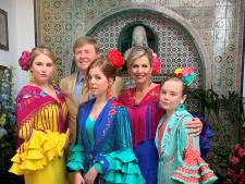 Spaanse kerstgroet in flamencostijl van de koninklijke familie