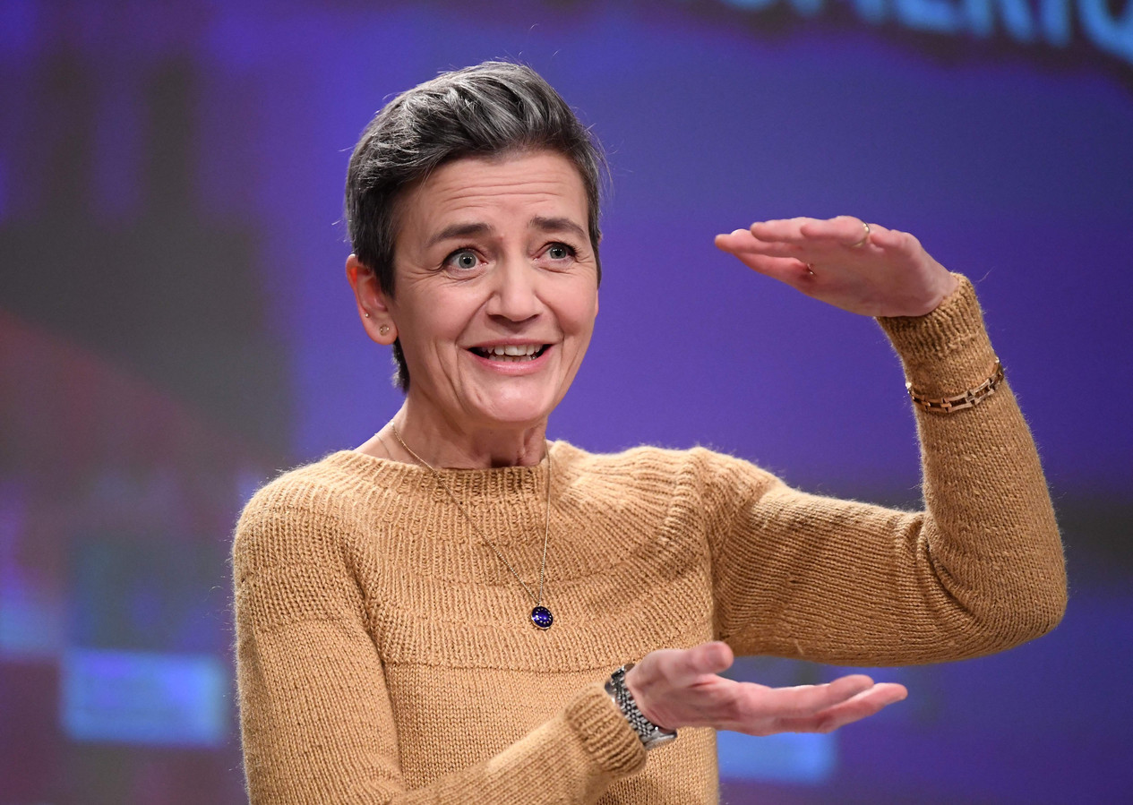 Eurocommissaris voor Concurrentie Margrethe Vestager
