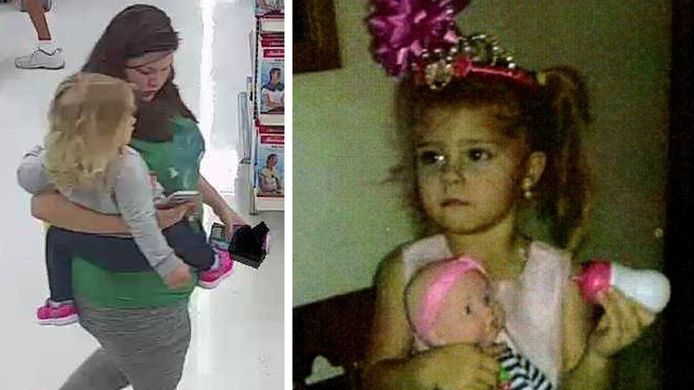 De 3-jarige Mariah Kay Woods (rechts) verdween zondagnacht uit haar slaapkamer. Men vreest dat het kleine meisje ontvoerd is.