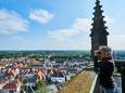 Uitzicht vanaf de Walburgiskerk in Zutphen.