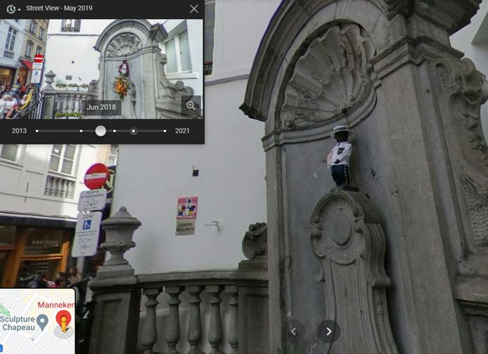 Manneken Pis is niét de meest bezochte attractie van ons land op Google Street View.