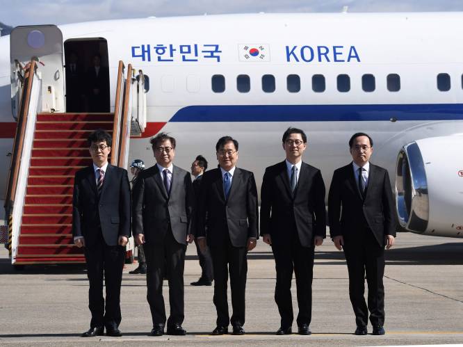 Zuid-Koreaanse delegatie op bezoek in Noord-Korea voor diner met Kim Jong-un