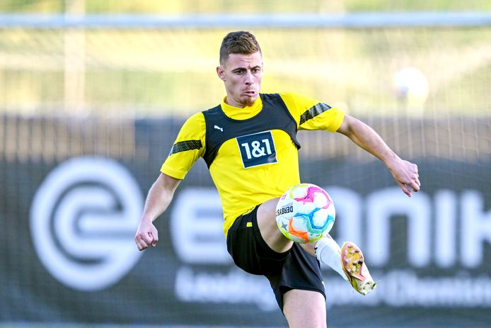 Hazard tijdens het trainingskamp van Borussia Dortmund eerder deze maand.