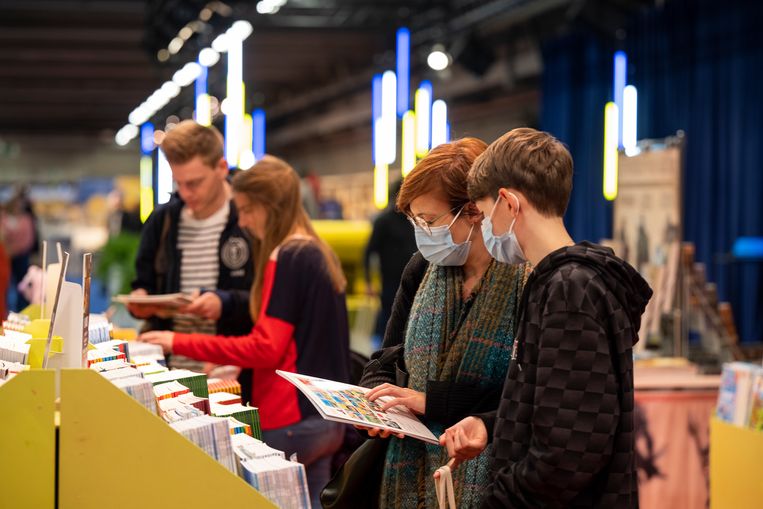 De verdeeldheid binnen het Vlaamse boekenvak maakte het onmogelijk om een voldoende groot, kwalitatief en gevarieerd boekenaanbod samen te brengen voor de editie van 2022 in Antwerp Expo. Beeld Klaas De Scheirder