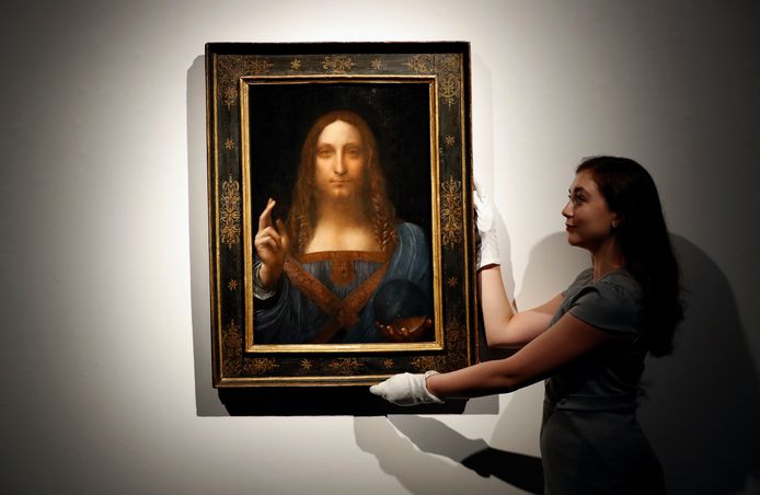 'Salvator Mundi' van Leonardo da Vinci ging in 2017 onder de hamer voor 450 miljoen dollar.
