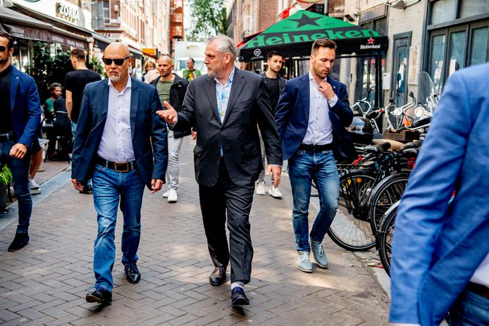 Advocaten Onno de Jong en Peter Schouten stonden kroongetuige Nabil B. bij in het Marengoproces.