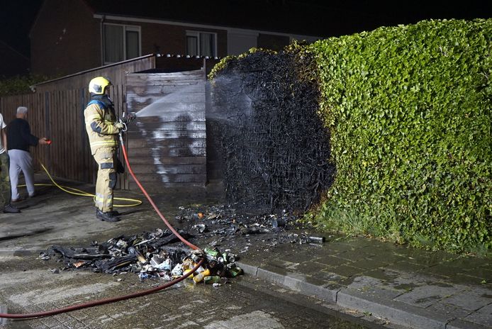 De uitgebrande kliko in Boxmeer