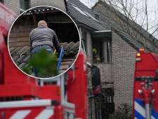 Marcel redt met zijn ladder bewoonster, hond en cavia uit brandende woning in Arnhem