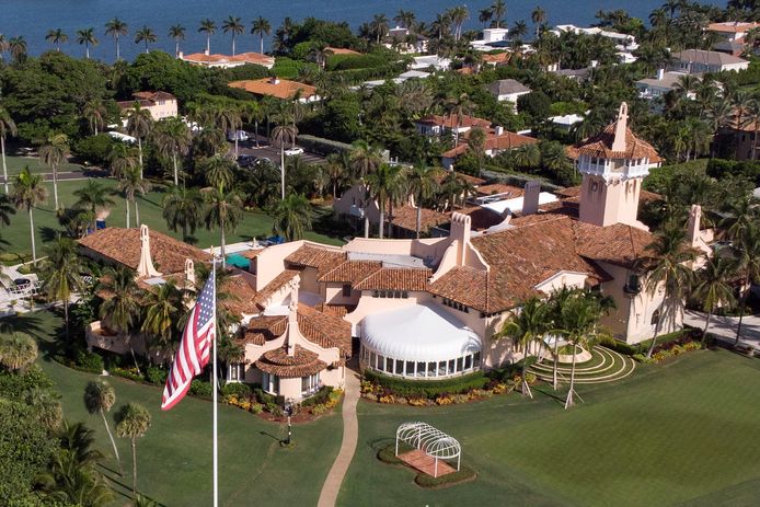 Mar-a-Lago, het resort en de woning van Donald Trump en zijn familie.