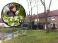 De woning in Beuningen Hetty werd vermoord. Inzetje: Hetty Verink werd 60 jaar.