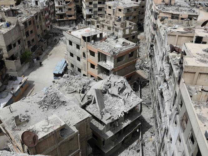 "Duitse cilinders met chloor en Britse rookbommen in Oost-Ghouta", zegt Moskou