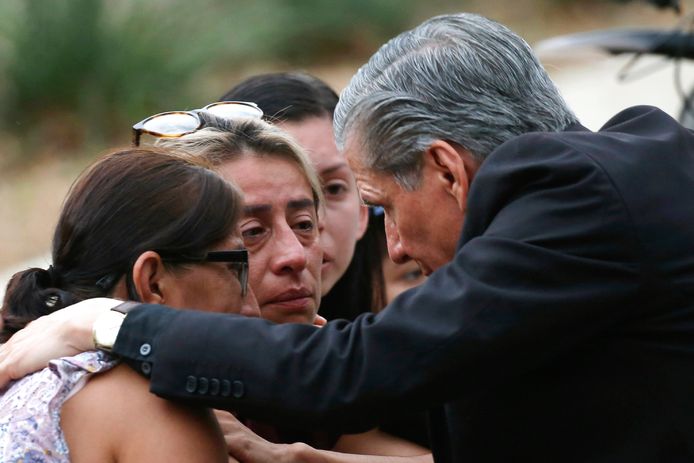 The Archbishop of San Antonio supports the grieving families.