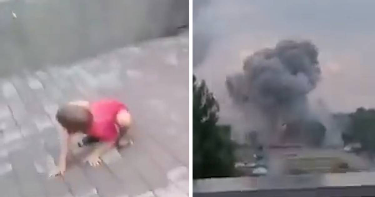 look.  Children drown when a Russian missile flew overhead and hit a hotel in Zaporizhia |  Ukraine and Russia war