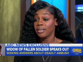 Weduwe van gesneuvelde soldaat: "Trump kon niet eens zijn naam onthouden, daardoor moest ik nog meer huilen"