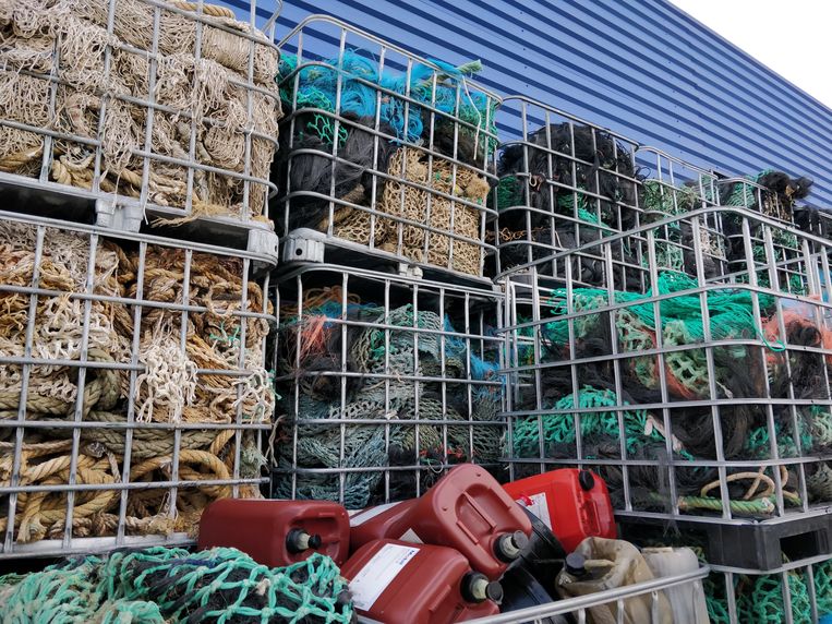 Ook in 2019 werd al veel afval opgevist in het kader van Fishing for litter. Beeld BELGA