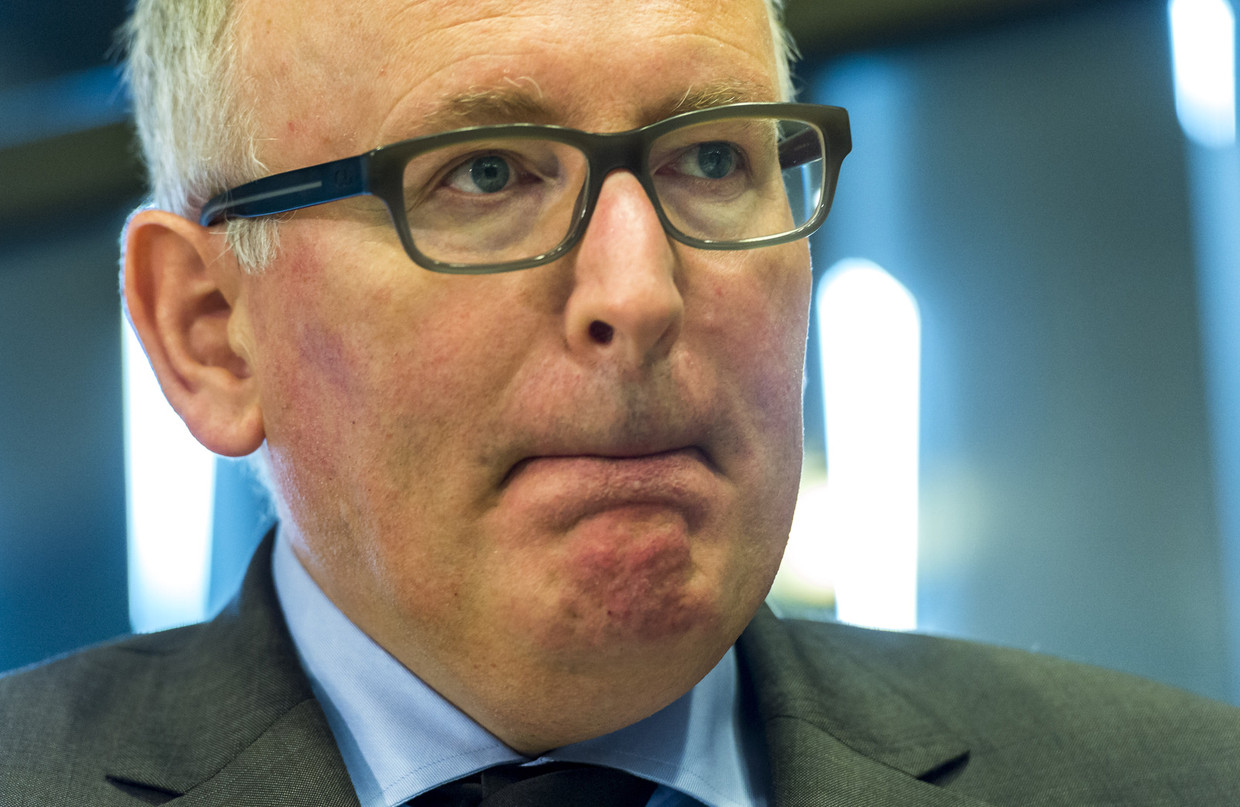 Toenmalig minister van Buitenlandse Zaken Frans Timmermans. Beeld anp