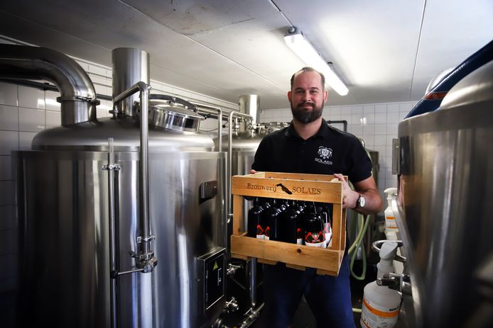Jan-Willem Kramer van brouwerij Solaes uit Sommelsdijk.