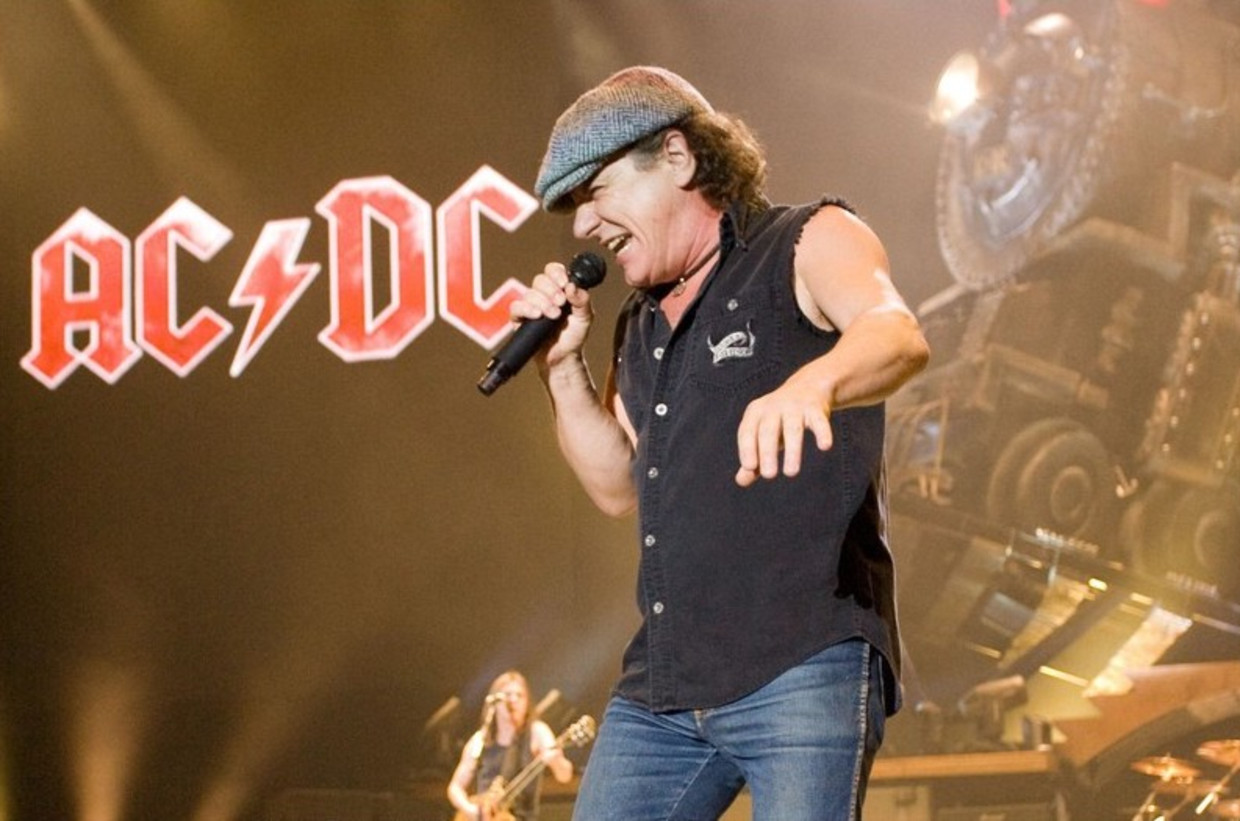 Brian Johnson AC/DC Beeld PE