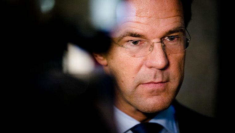 Premier Mark Rutte. Beeld anp