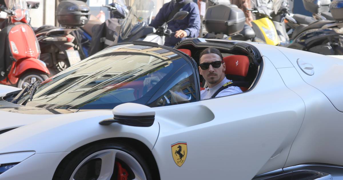 Zlatan Ibrahimovic versa 2,3 milioni di euro per nuove auto Ferrari |  gli sport