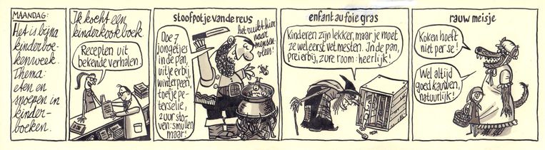 Anton Dingeman, 5 oktober 2009. In 2009 begon de dagstrip, eerst nog in zwart-wit. Beeld Pieter Geenen