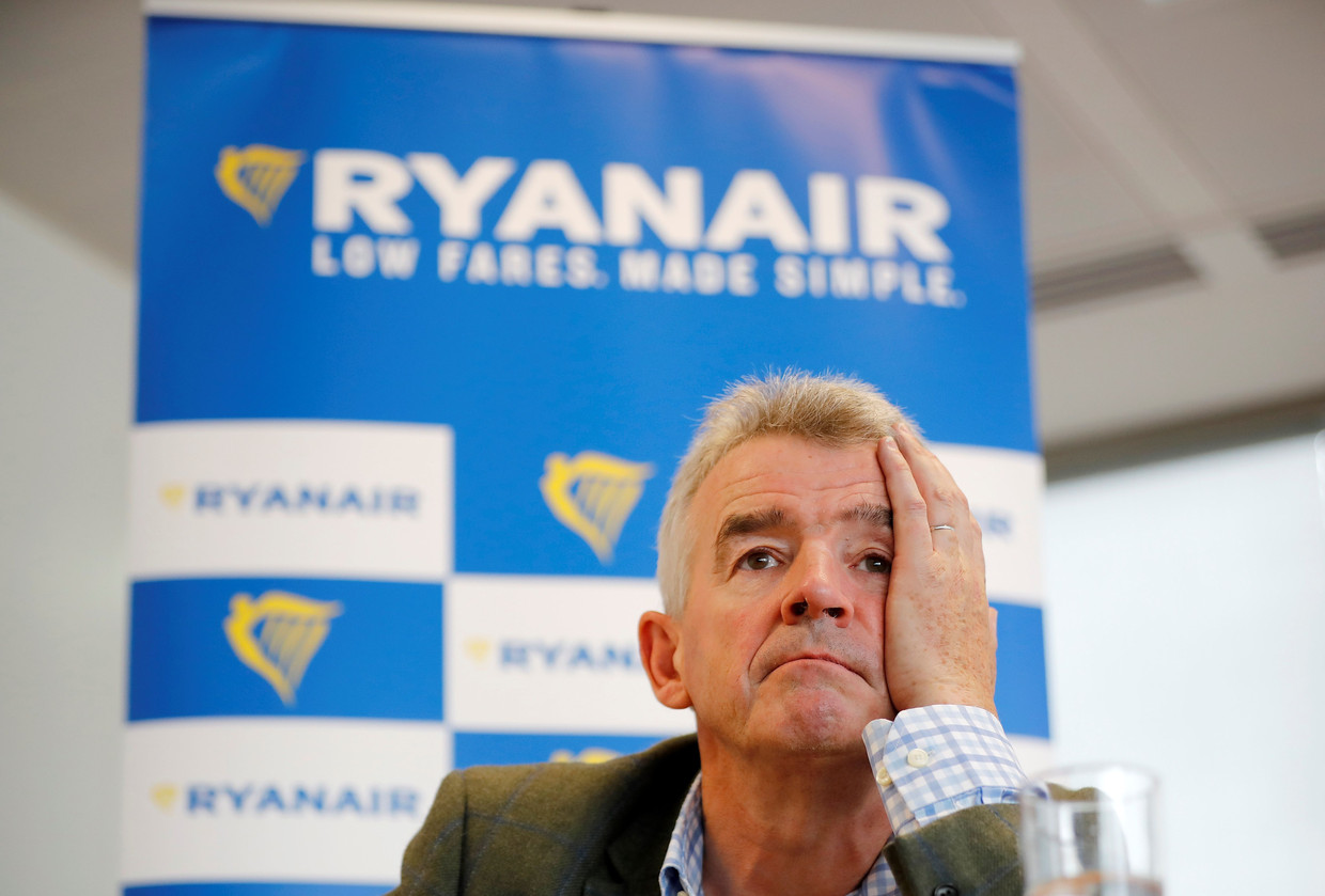 Ryanair-topman Michael O’Leary. Beeld AFP