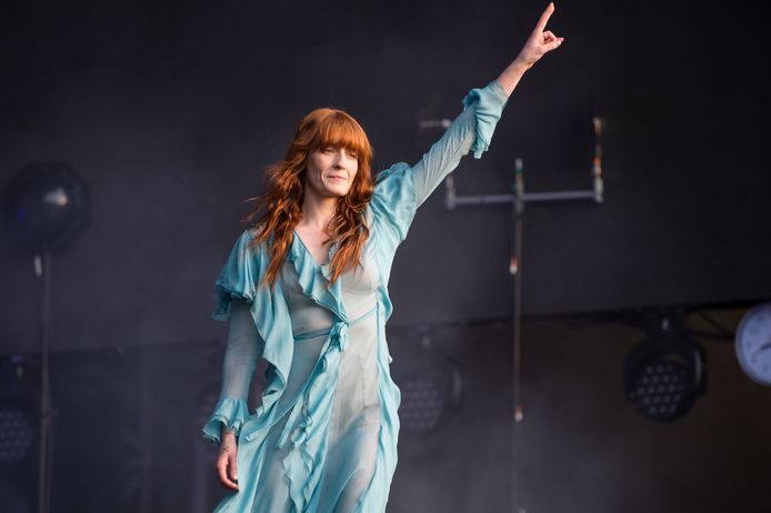 Florence + The Machine op het BST Festival in Hyde Park in Londen. De editie deze zomer gaat niet door.