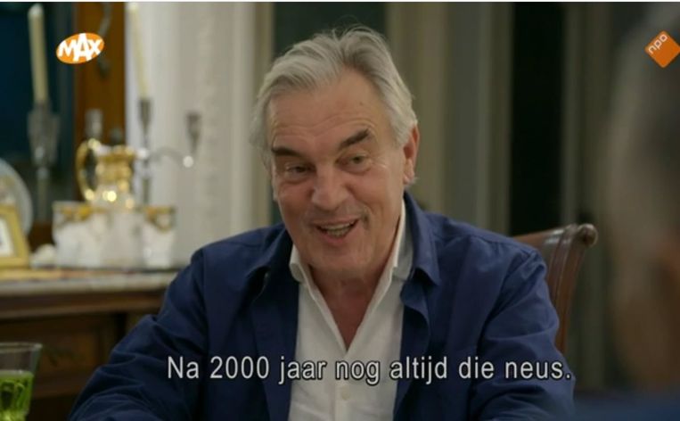 Derek de Lint in debat over de fameuze neus. Beeld 