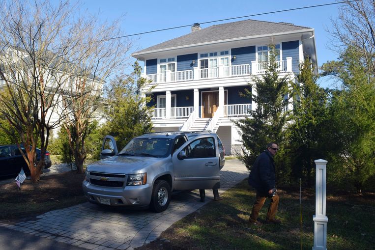 Archiefbeeld van Bidens huis in Rehoboth Beach. Beeld AP