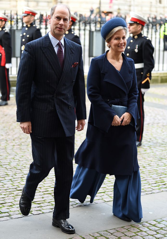 Prins Edward en zijn echtgenote.
