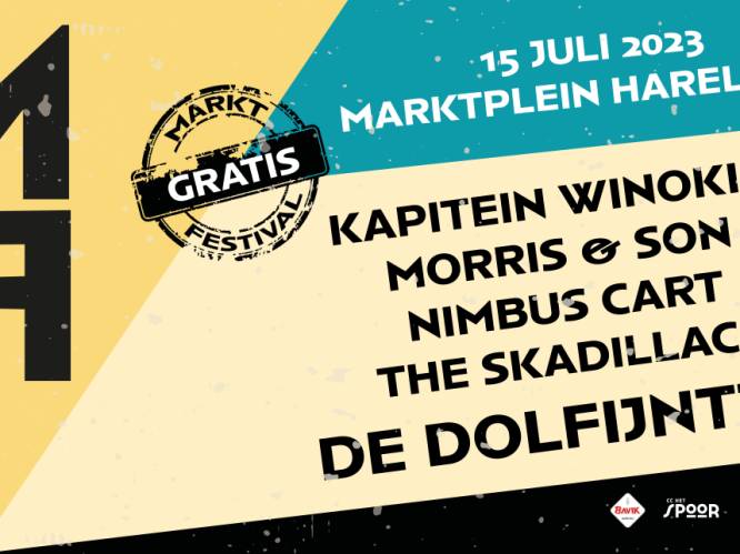 Naast De Dolfijntjes ook Kapitein Winokio op affiche eerste Marktfestival