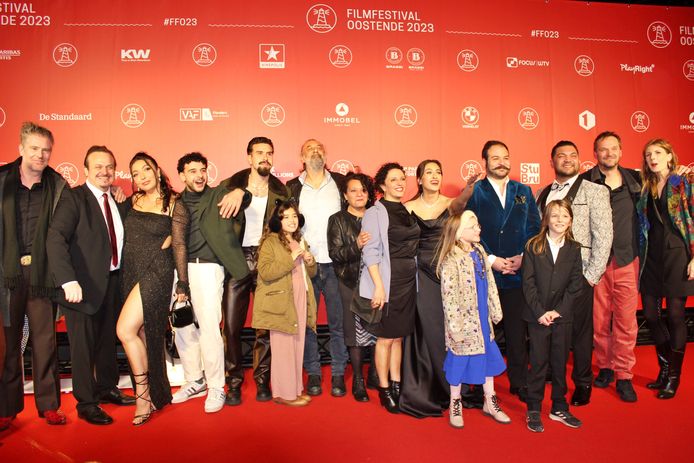 De cast en crew van de serie 'Zonder Afspraak' was er vanavond ook bij.