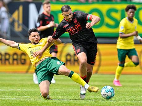 NEC’ers Tannane en Musaba kibbelen op het veld: ‘Als je afspraken niet nakomt, laat je het team in de steek’