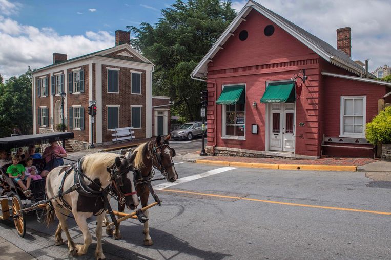 The Red Hen in Lexington in het westen van Virginia. Beeld AP