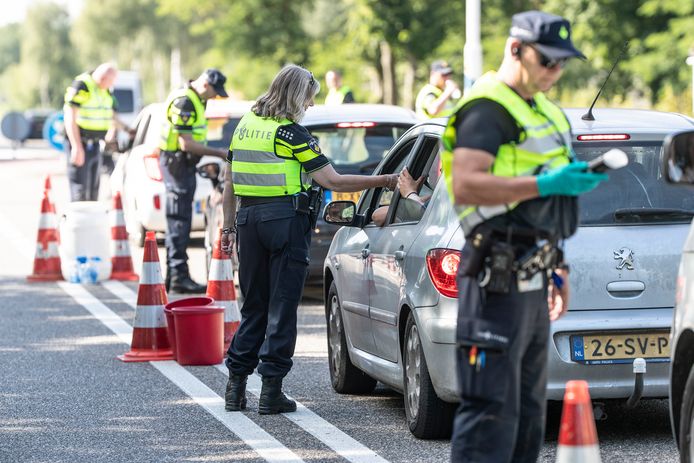 Grootschalige alcoholcontroles zoals hier bij de Zwarte Cross, zijn er amper meer.