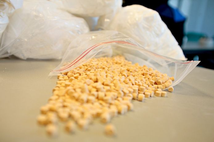 Bijna vijf kilo pasta en 4500 pillen namen twee amfetamine-verslaafden mee bij een inbraak bij hun dealer in Maarheeze