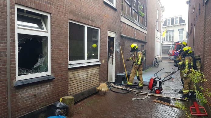 Kat overleden door brand in Boegstraat